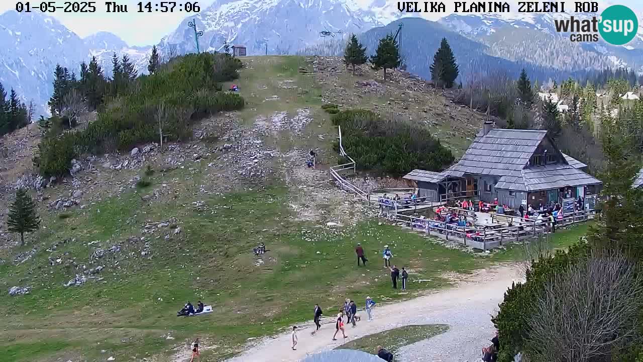 Cámara web en tiempo real Velika Planina