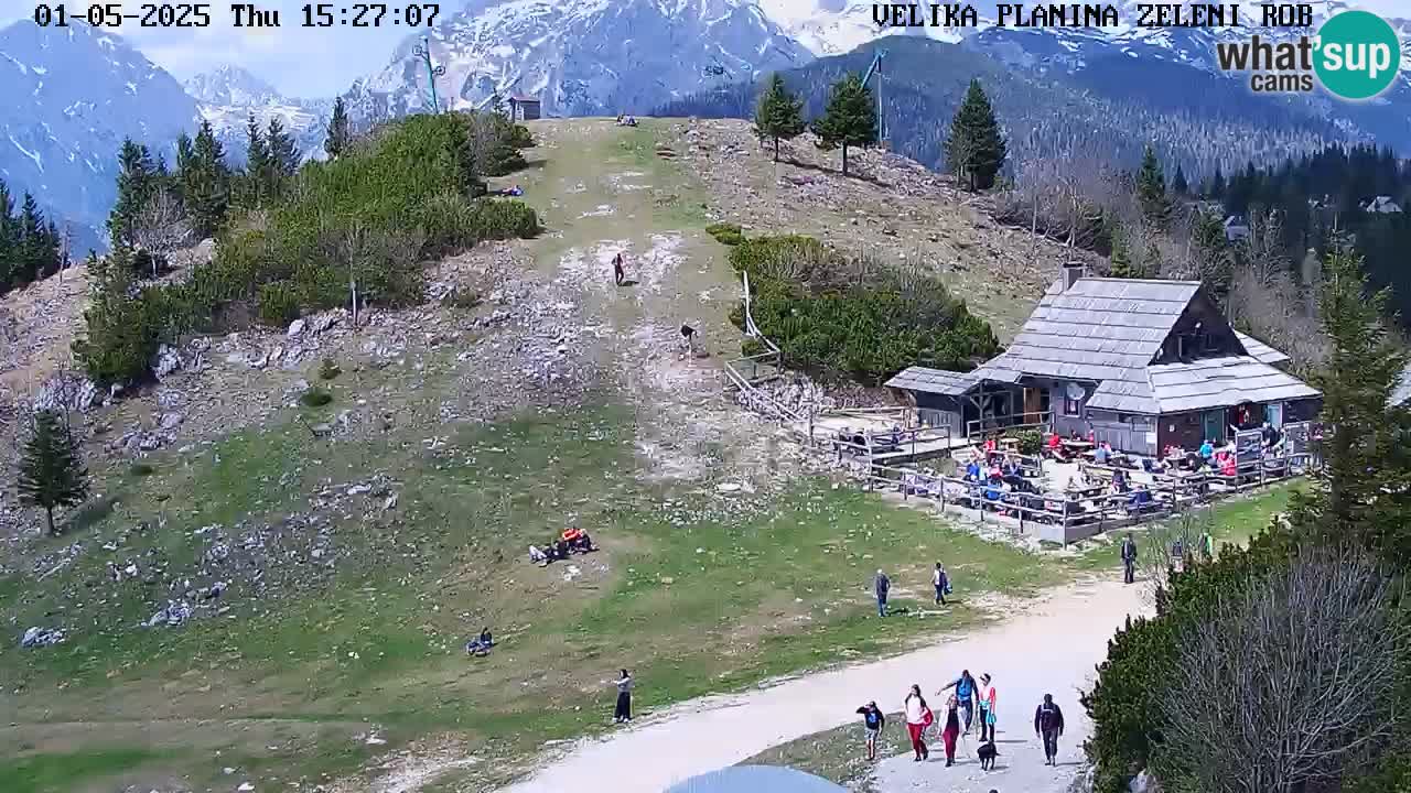 Zeleni Rob | Web kamera Velika Planina