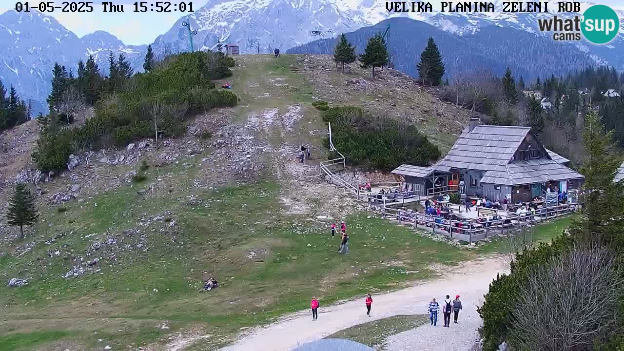 Cámara web en tiempo real Velika Planina