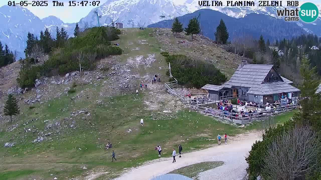 Webcam Live Velika Planina