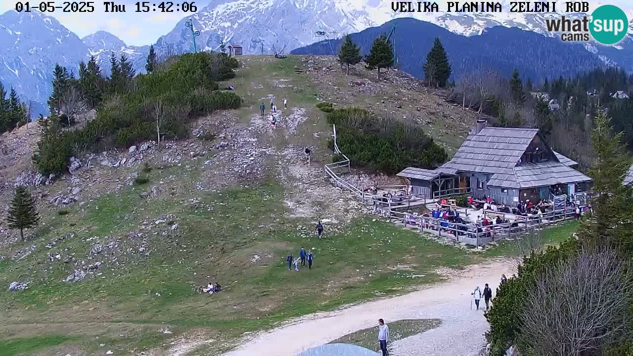 Zeleni Rob – Webcam live | Velika Planina