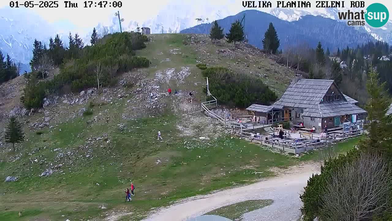 Zeleni Rob – Webcam live | Velika Planina