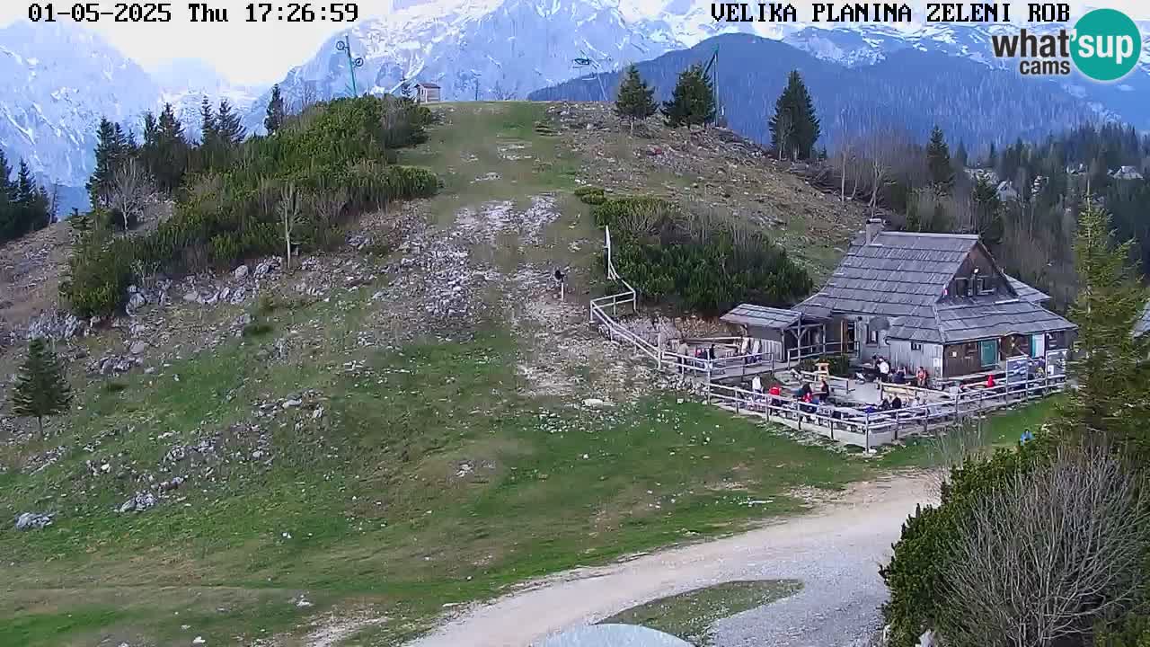 Zeleni Rob | Web kamera Velika Planina