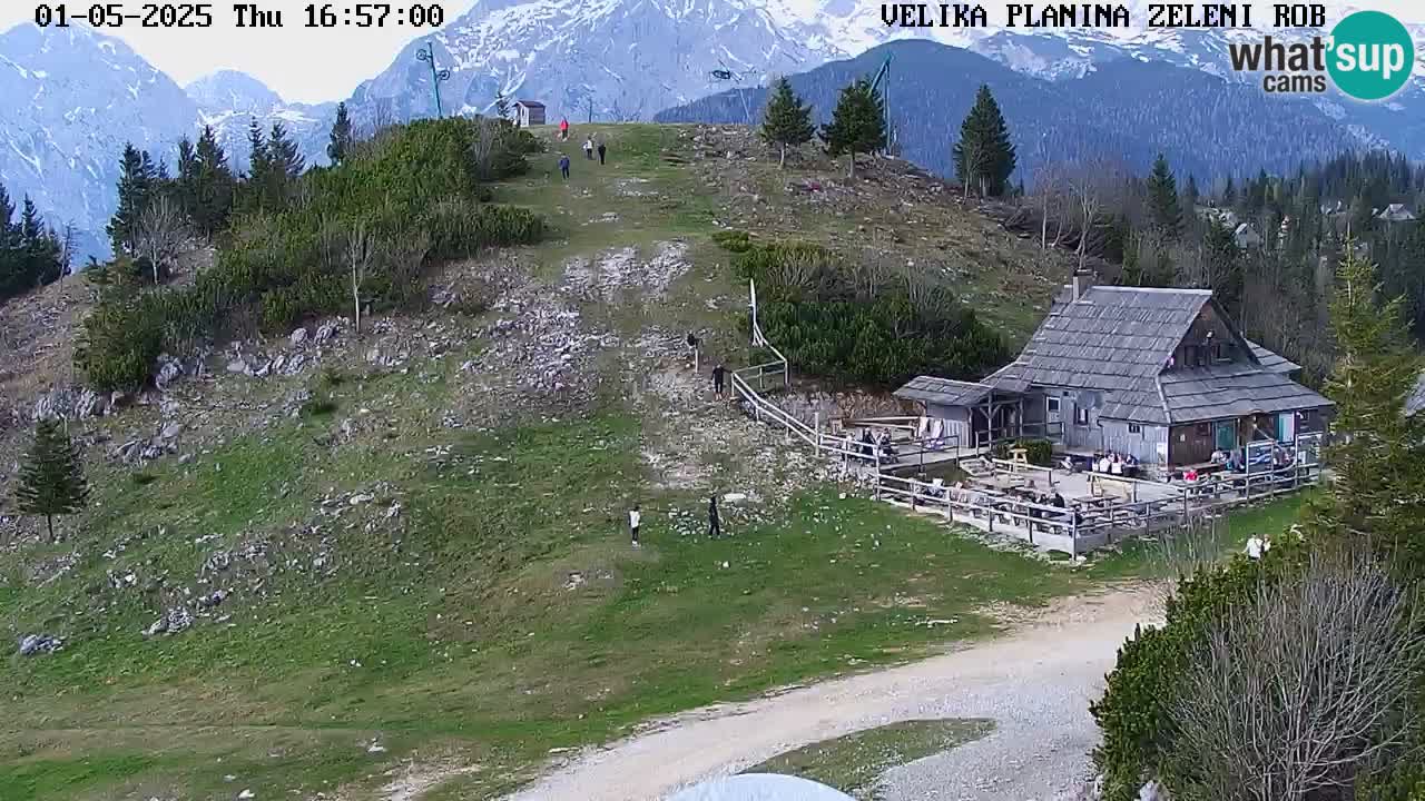 Zeleni Rob – Webcam live | Velika Planina