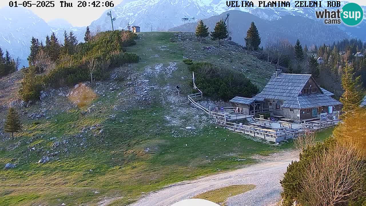 Zeleni Rob | Webcam live Velika Planina
