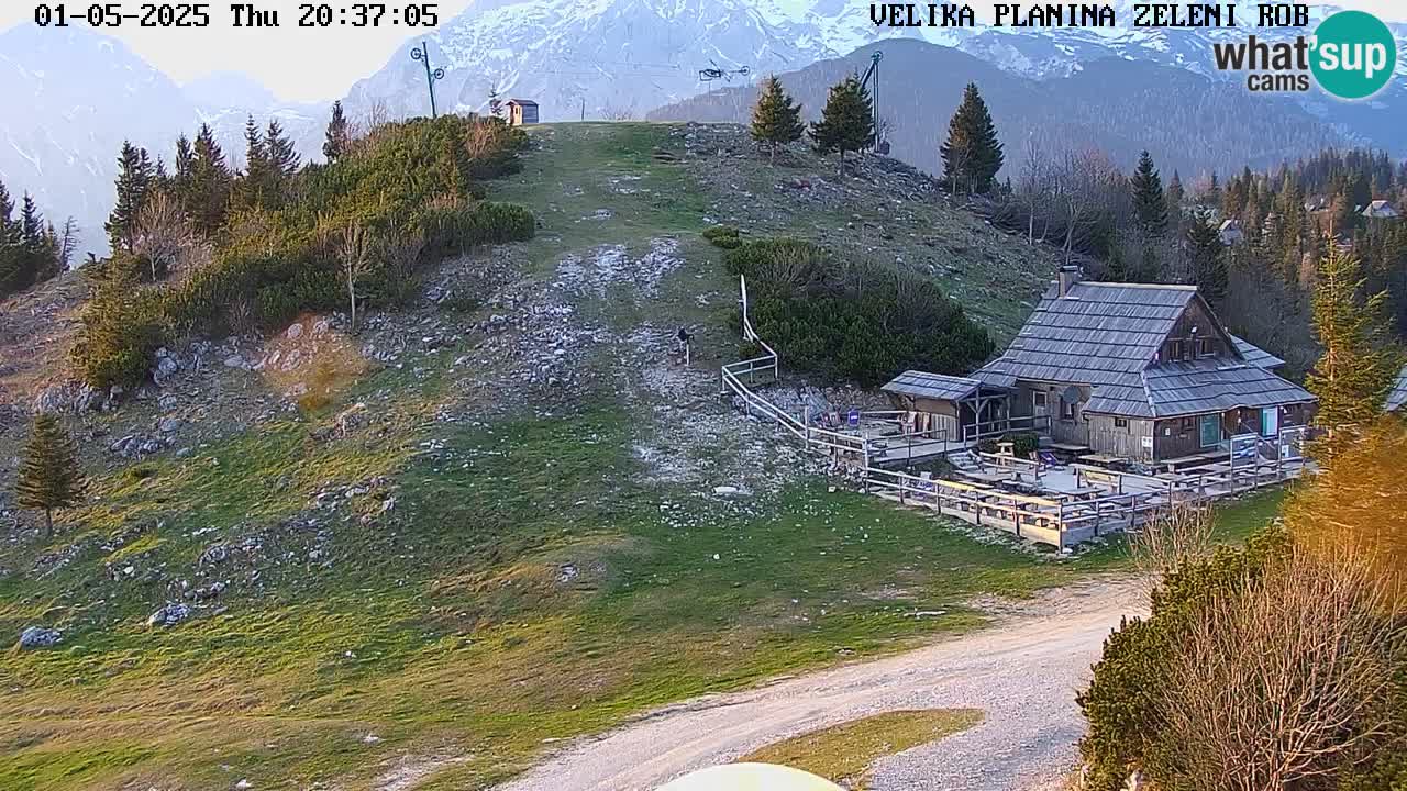 Cámara web en tiempo real Velika Planina