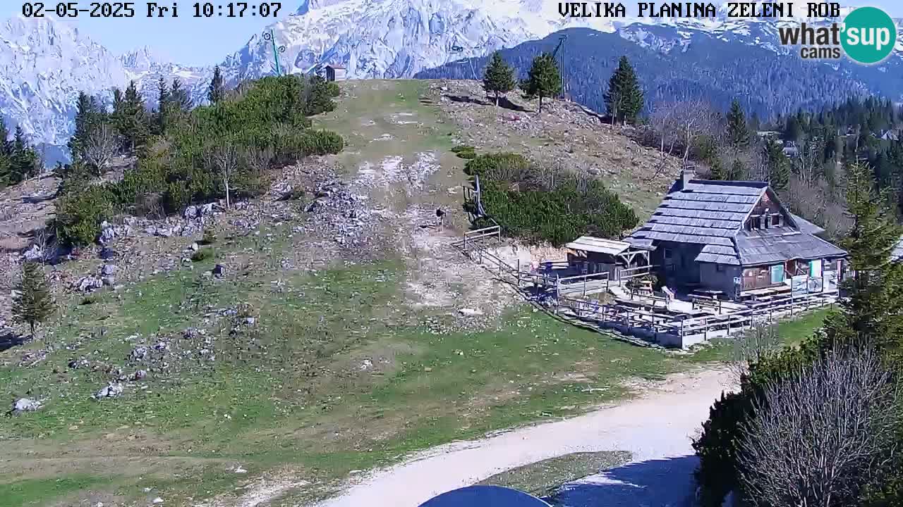Zeleni Rob | Webcam live Velika Planina