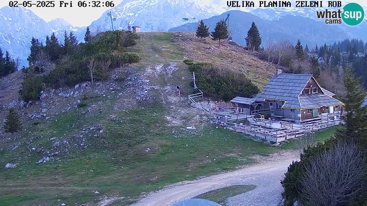 Zeleni Rob – Webcam live | Velika Planina