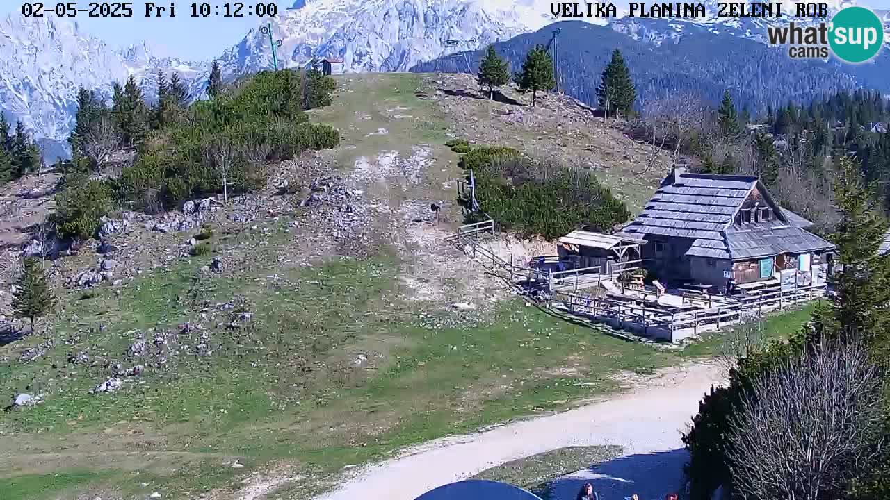 Zeleni Rob – Webcam live | Velika Planina