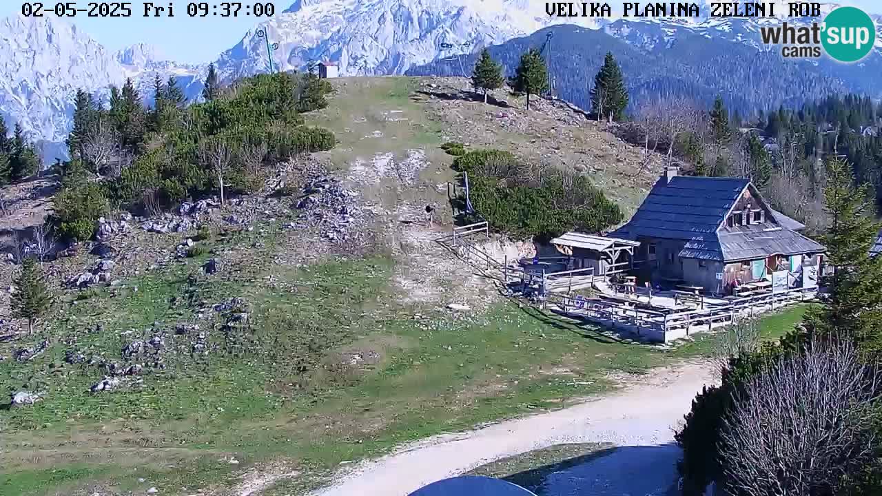 Zeleni Rob | Webcam live Velika Planina