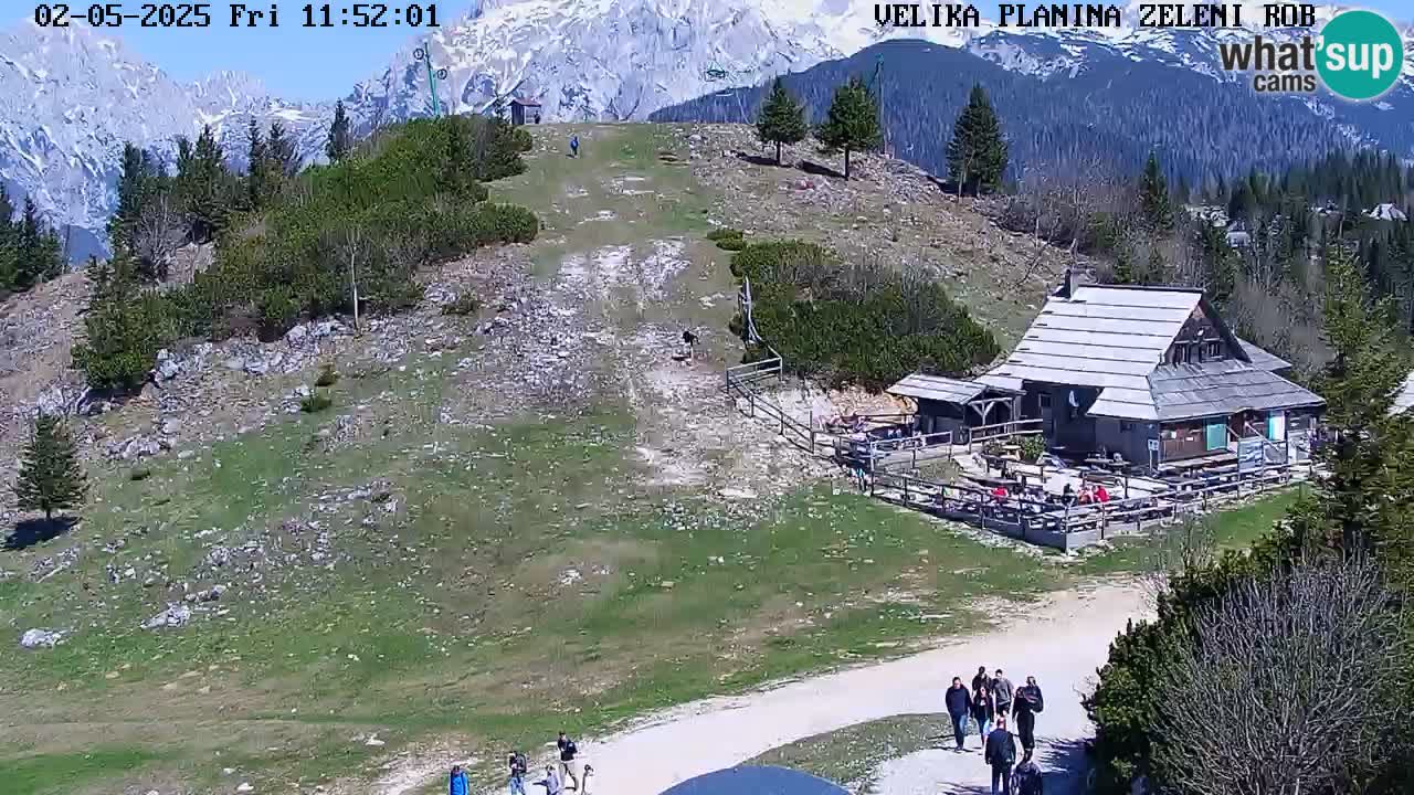 Zeleni Rob – Webcam live | Velika Planina