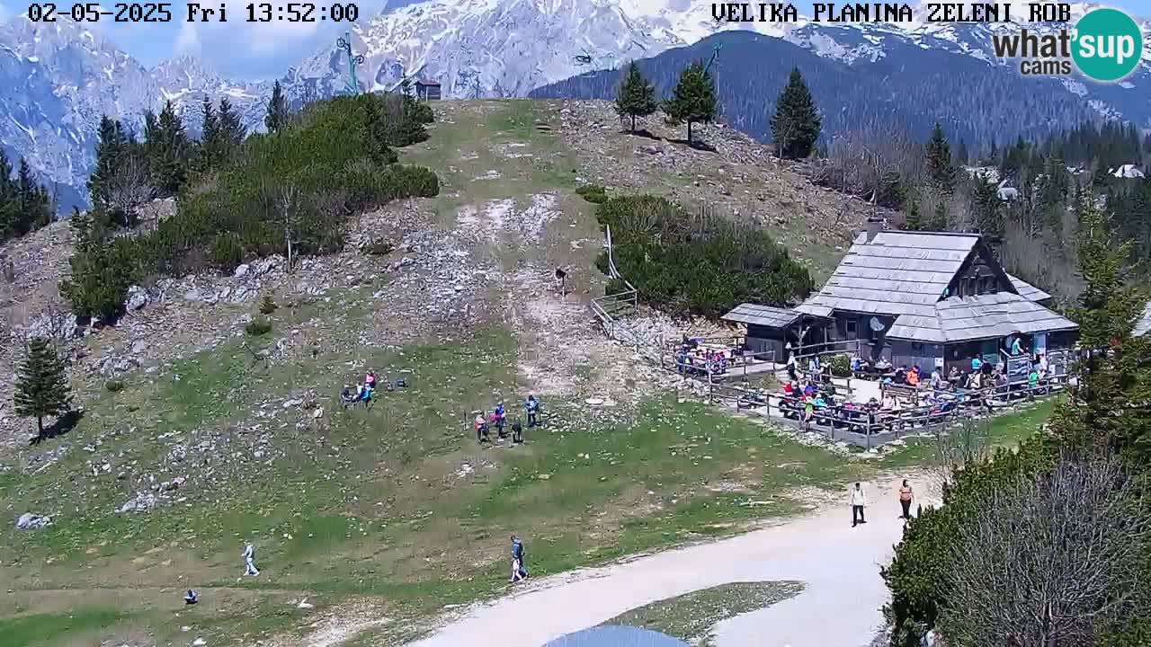 Zeleni Rob | Web kamera Velika Planina