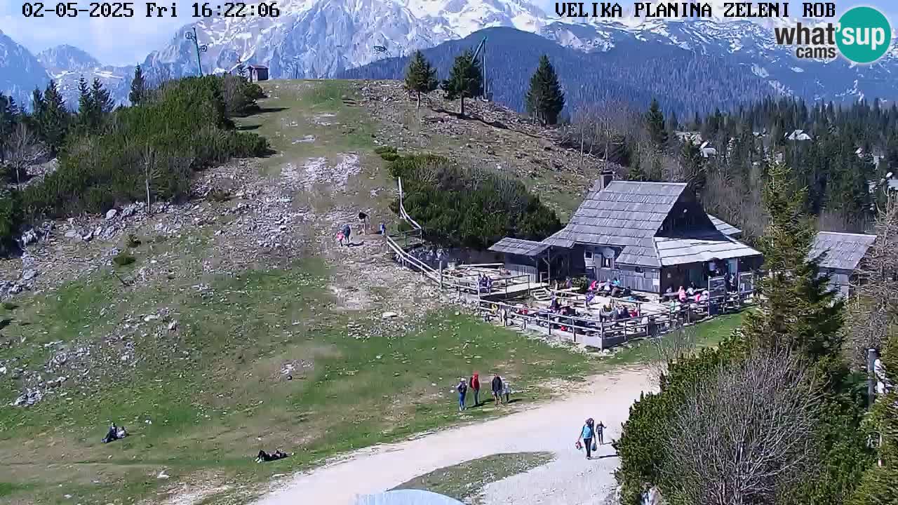 Zeleni Rob | Web kamera Velika Planina