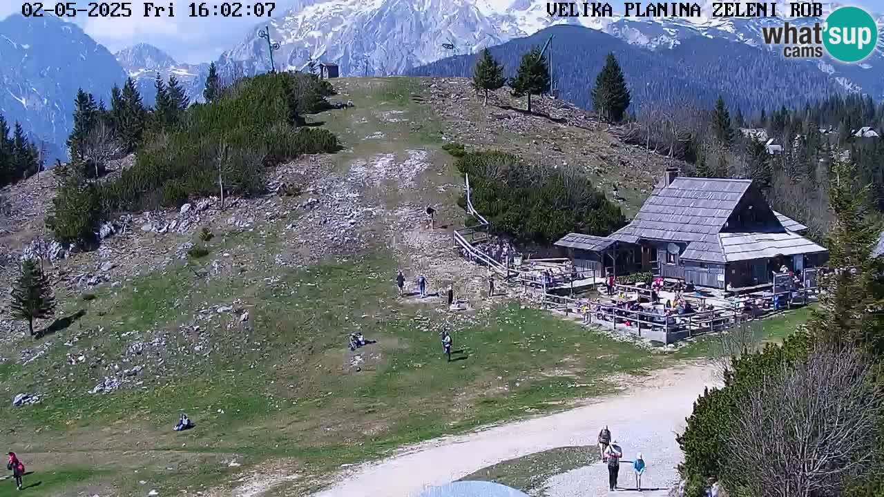 Zeleni Rob | Webcam live Velika Planina