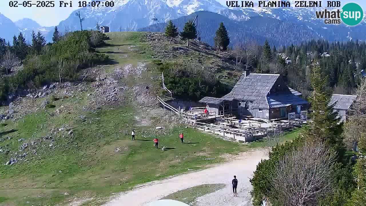 Zeleni Rob – Webcam live | Velika Planina