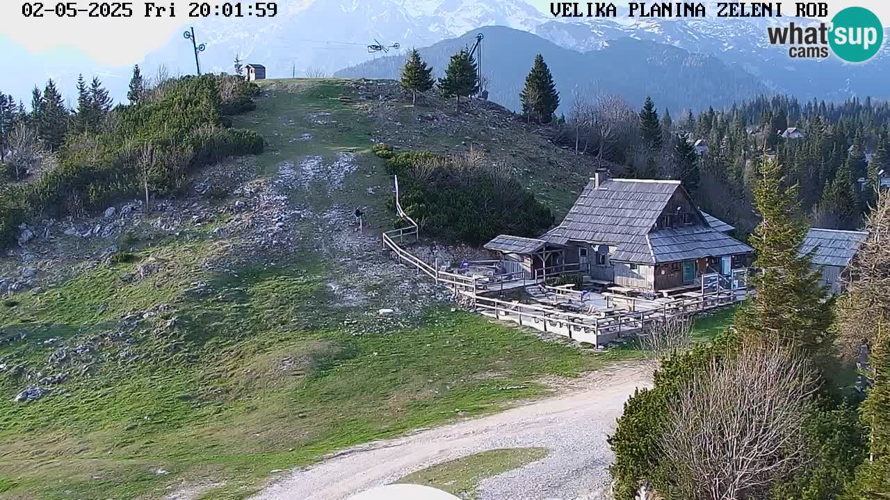 Zeleni Rob – Webcam live | Velika Planina