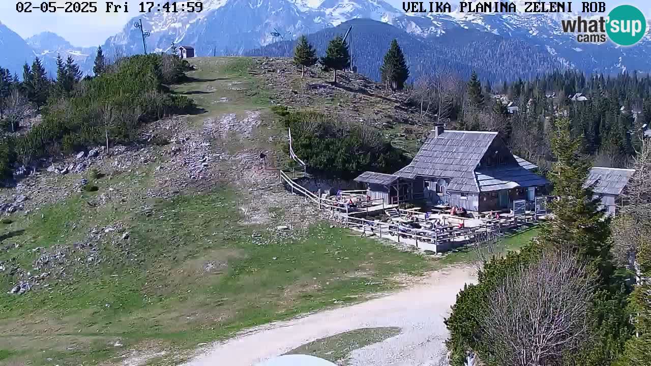 Zeleni Rob | Web kamera Velika Planina
