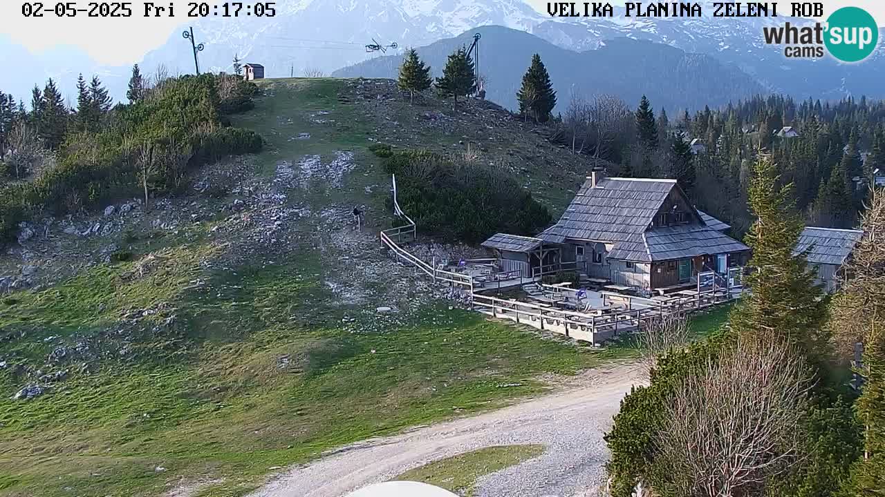 Zeleni Rob – Webcam live | Velika Planina