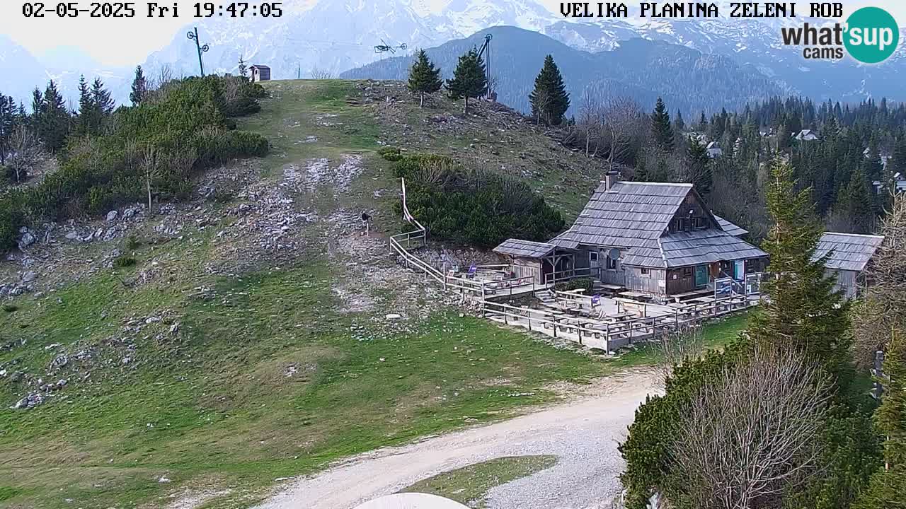 Zeleni Rob – Webcam live | Velika Planina
