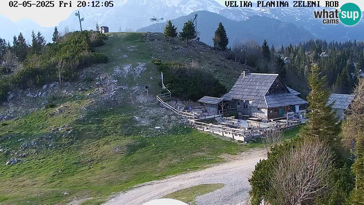 Zeleni Rob | Webcam live Velika Planina