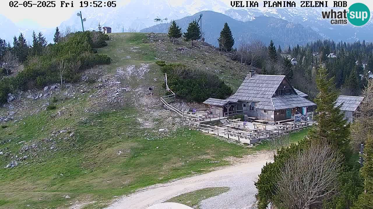 Zeleni Rob – Webcam live | Velika Planina