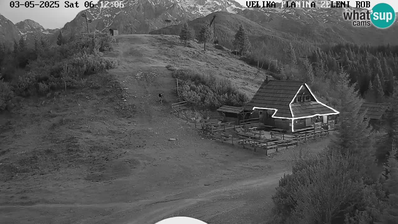 Zeleni Rob – Webcam live | Velika Planina