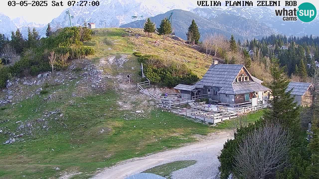 Zeleni Rob – Webcam live | Velika Planina