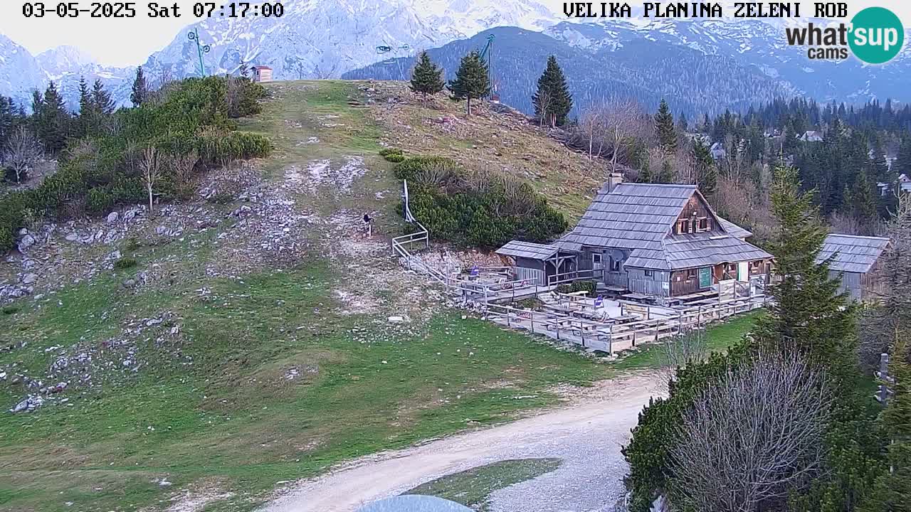 Zeleni Rob | Web kamera Velika Planina