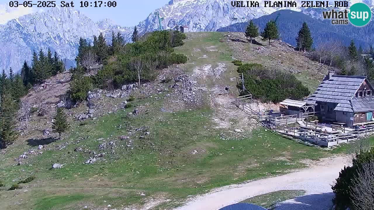 Zeleni Rob – Webcam live | Velika Planina