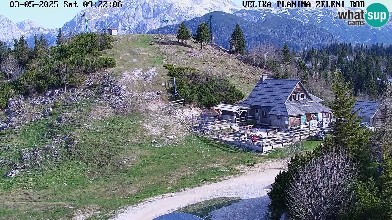 Zeleni Rob | Webcam live Velika Planina