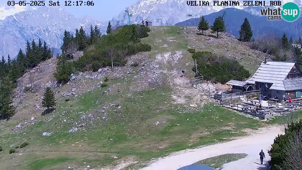 Zeleni Rob – Webcam live | Velika Planina