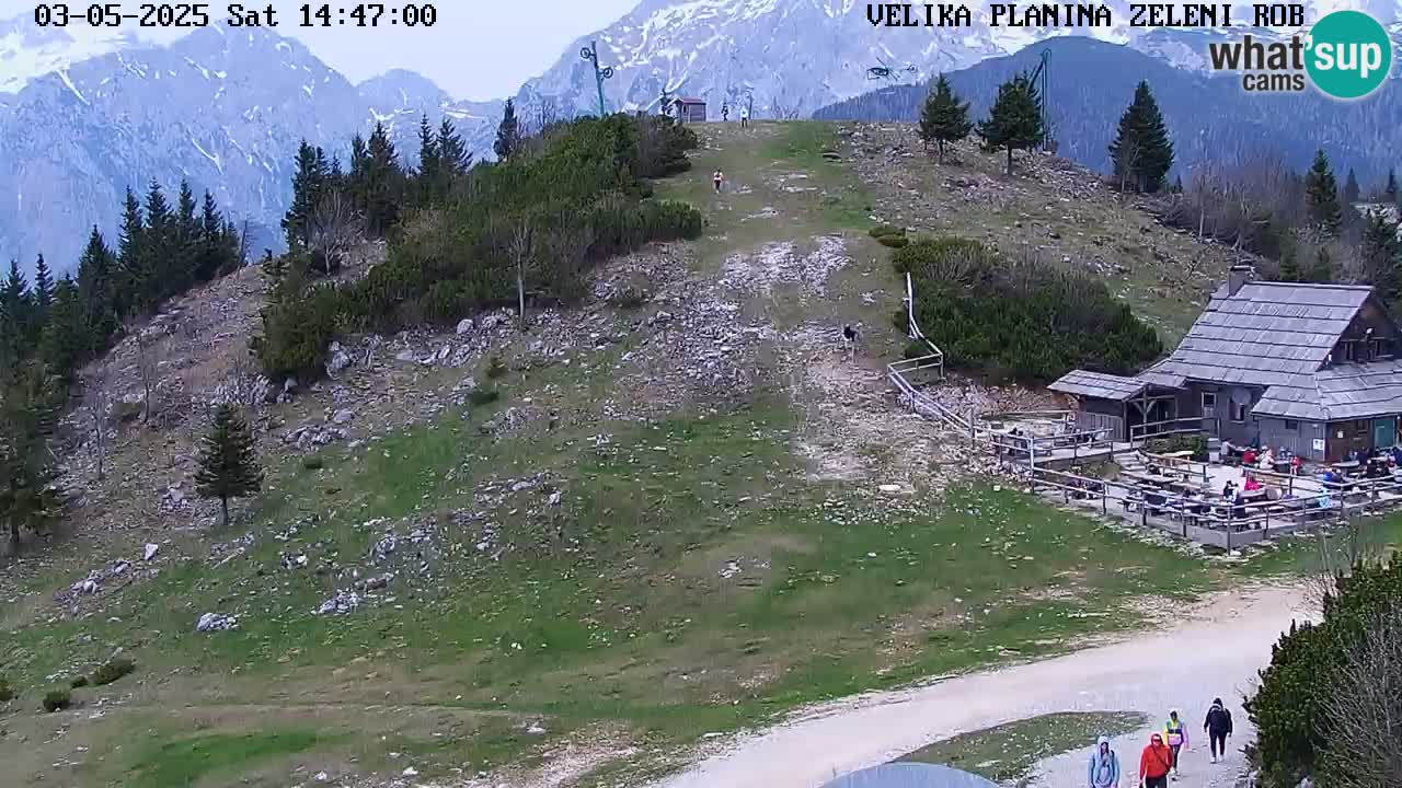 Zeleni Rob – Webcam live | Velika Planina