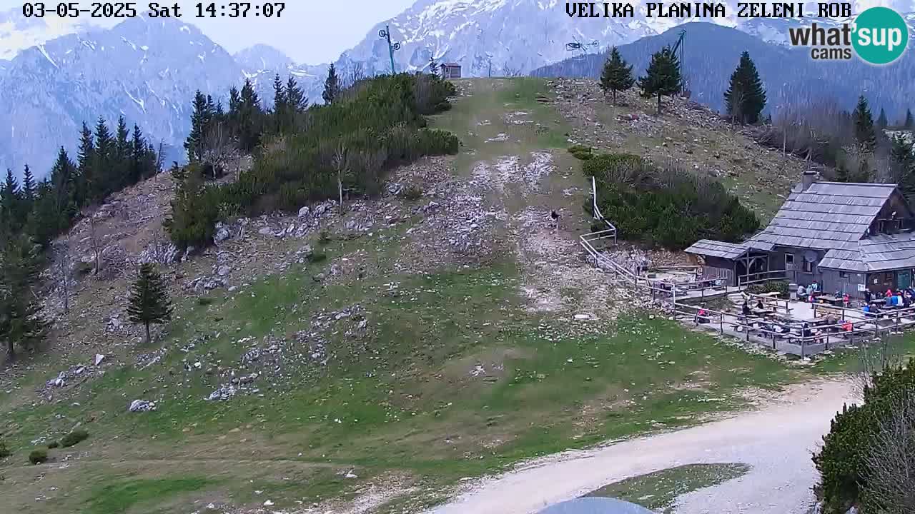 Zeleni Rob – Webcam live | Velika Planina