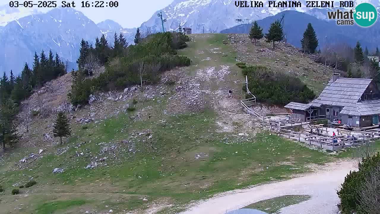 Zeleni Rob – Webcam live | Velika Planina