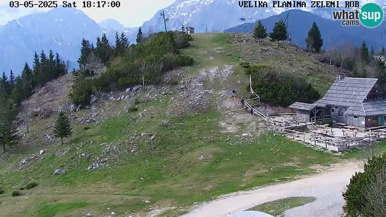 Zeleni Rob – Webcam live | Velika Planina