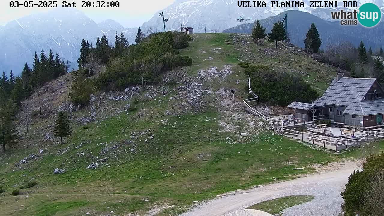 Zeleni Rob | Web kamera Velika Planina