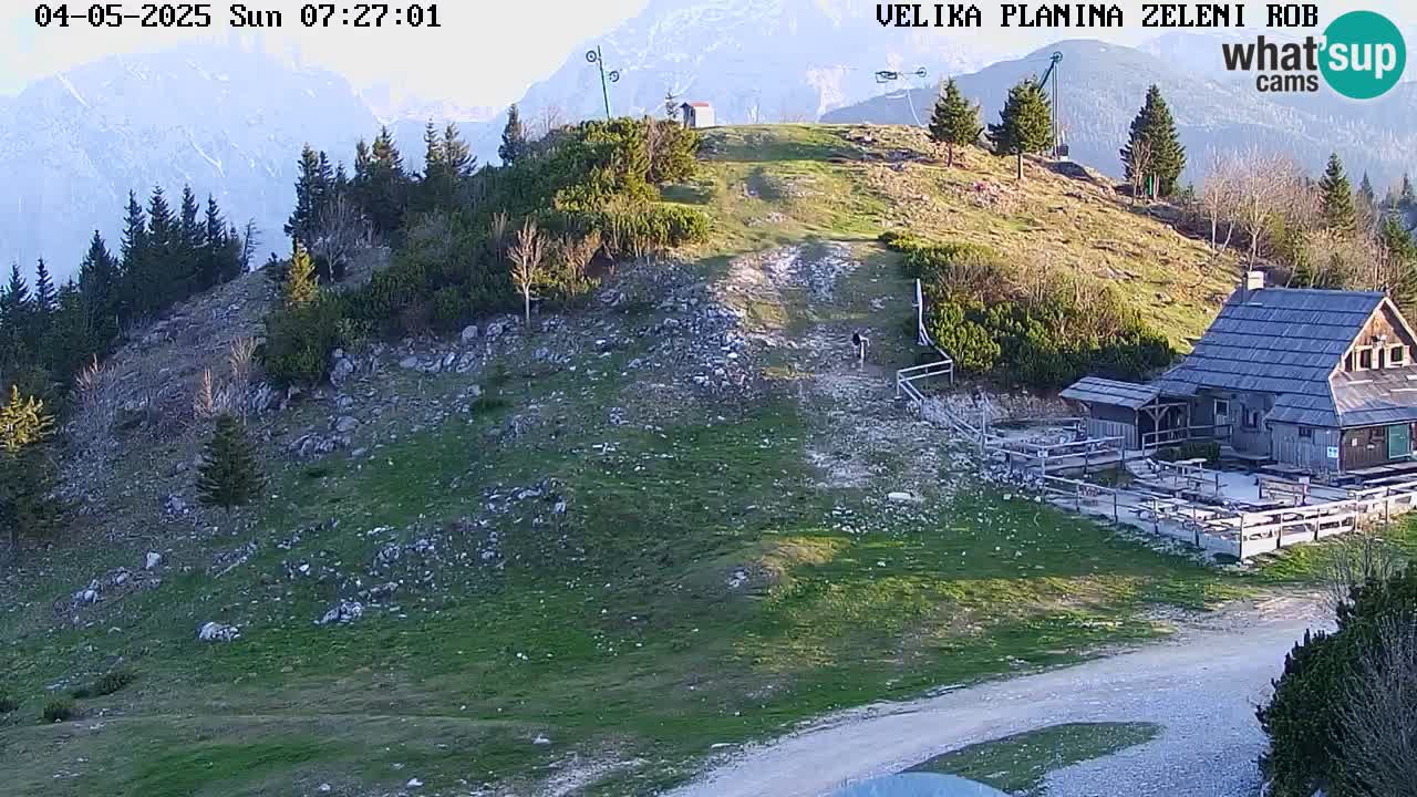 Zeleni Rob – Webcam live | Velika Planina