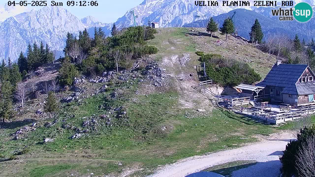 Zeleni Rob – Webcam live | Velika Planina