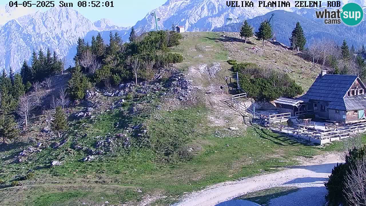 Cámara web en tiempo real Velika Planina