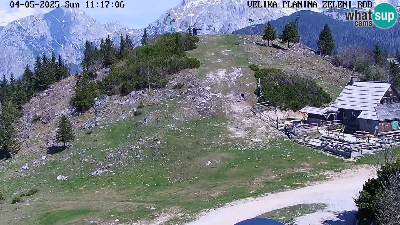 Zeleni Rob – Webcam live | Velika Planina