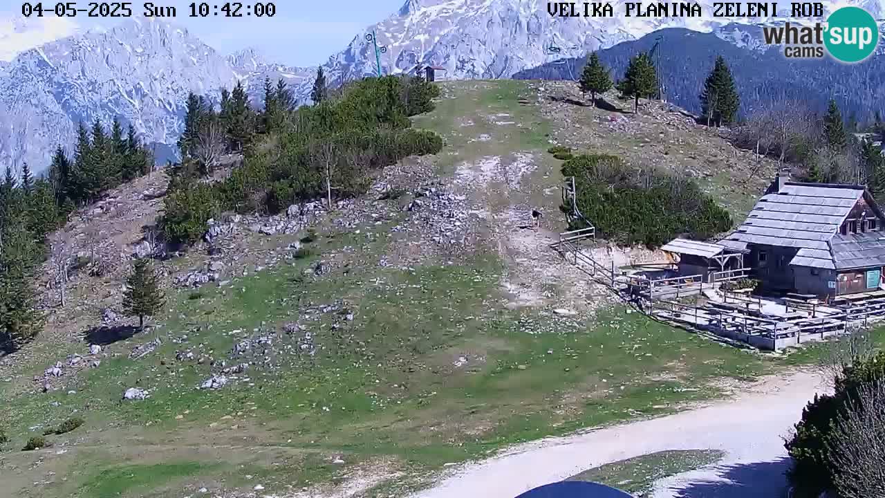 Zeleni Rob – Webcam live | Velika Planina