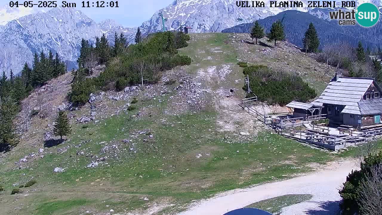 Zeleni Rob – Webcam live | Velika Planina