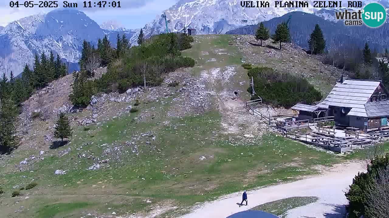 Zeleni Rob | Webcam live Velika Planina