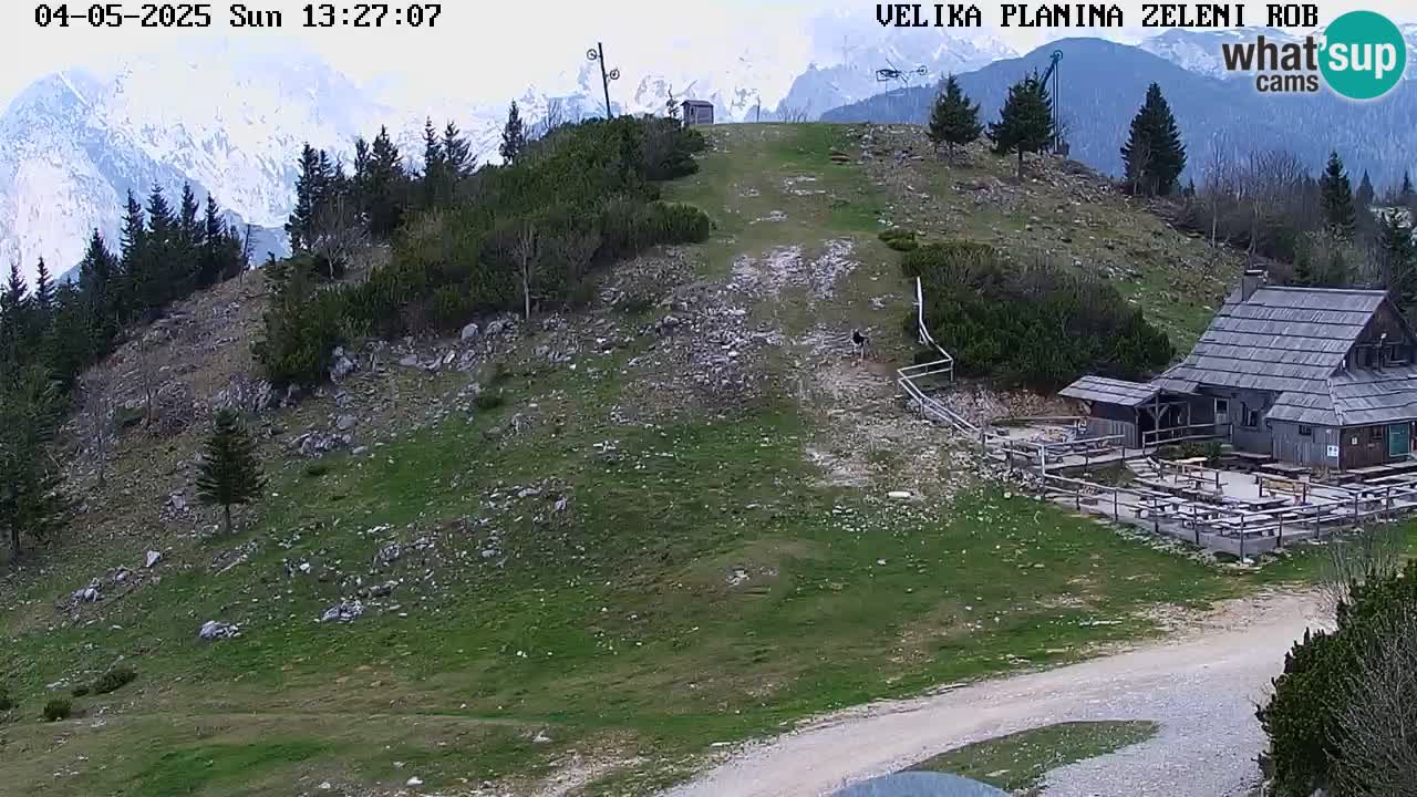 Zeleni Rob – Webcam live | Velika Planina