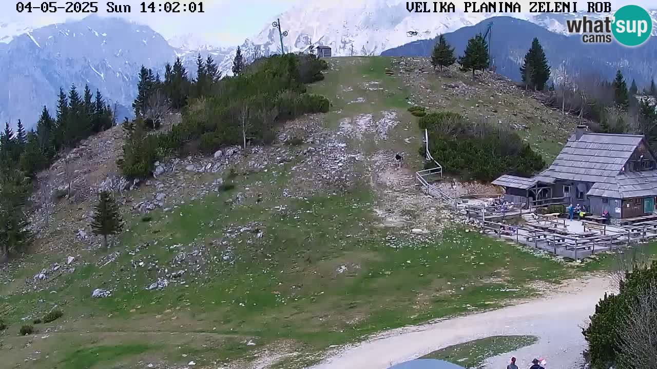 Zeleni Rob – Webcam live | Velika Planina