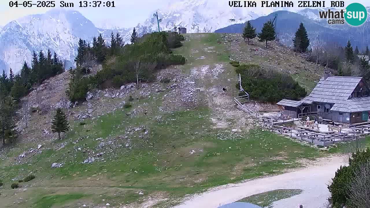 Cámara web en tiempo real Velika Planina