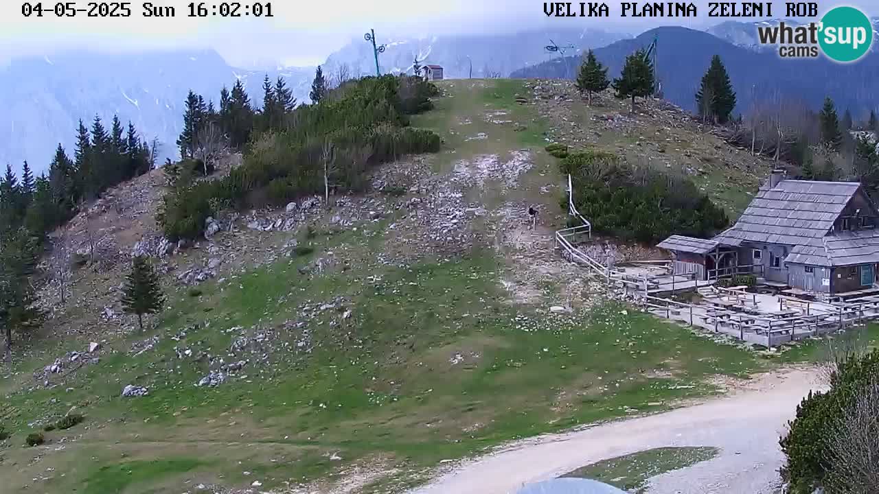 Zeleni Rob | Webcam live Velika Planina