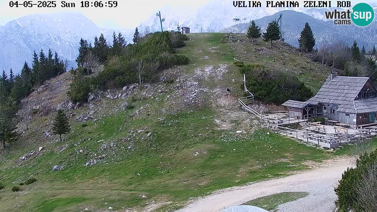 Zeleni Rob – Webcam live | Velika Planina