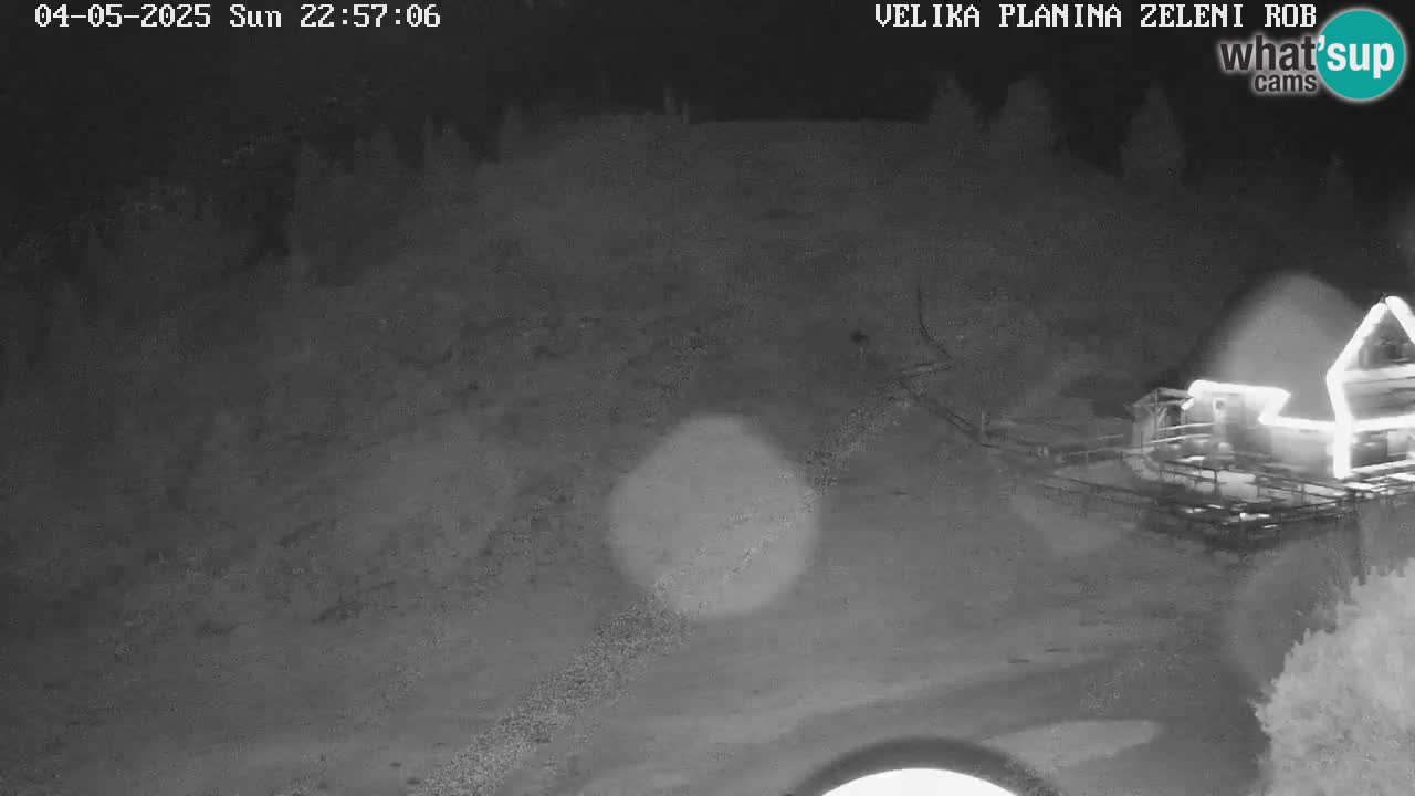 Zeleni Rob | Webcam en vivo Velika Planina