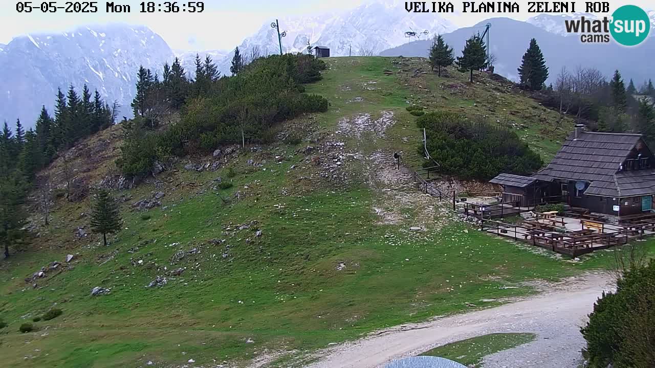 Zeleni Rob – Webcam live | Velika Planina